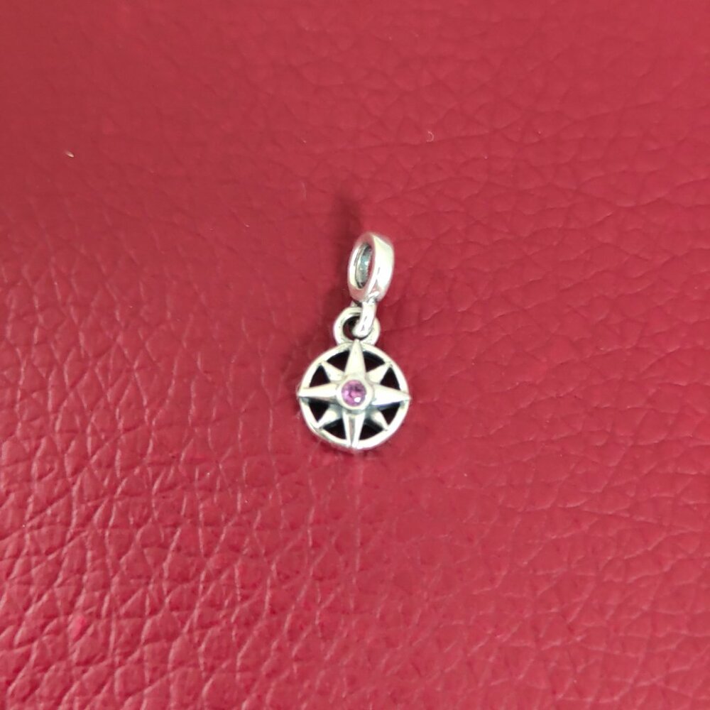 Pandora ME Compass Mini Dangle Charm S925 Silver with box